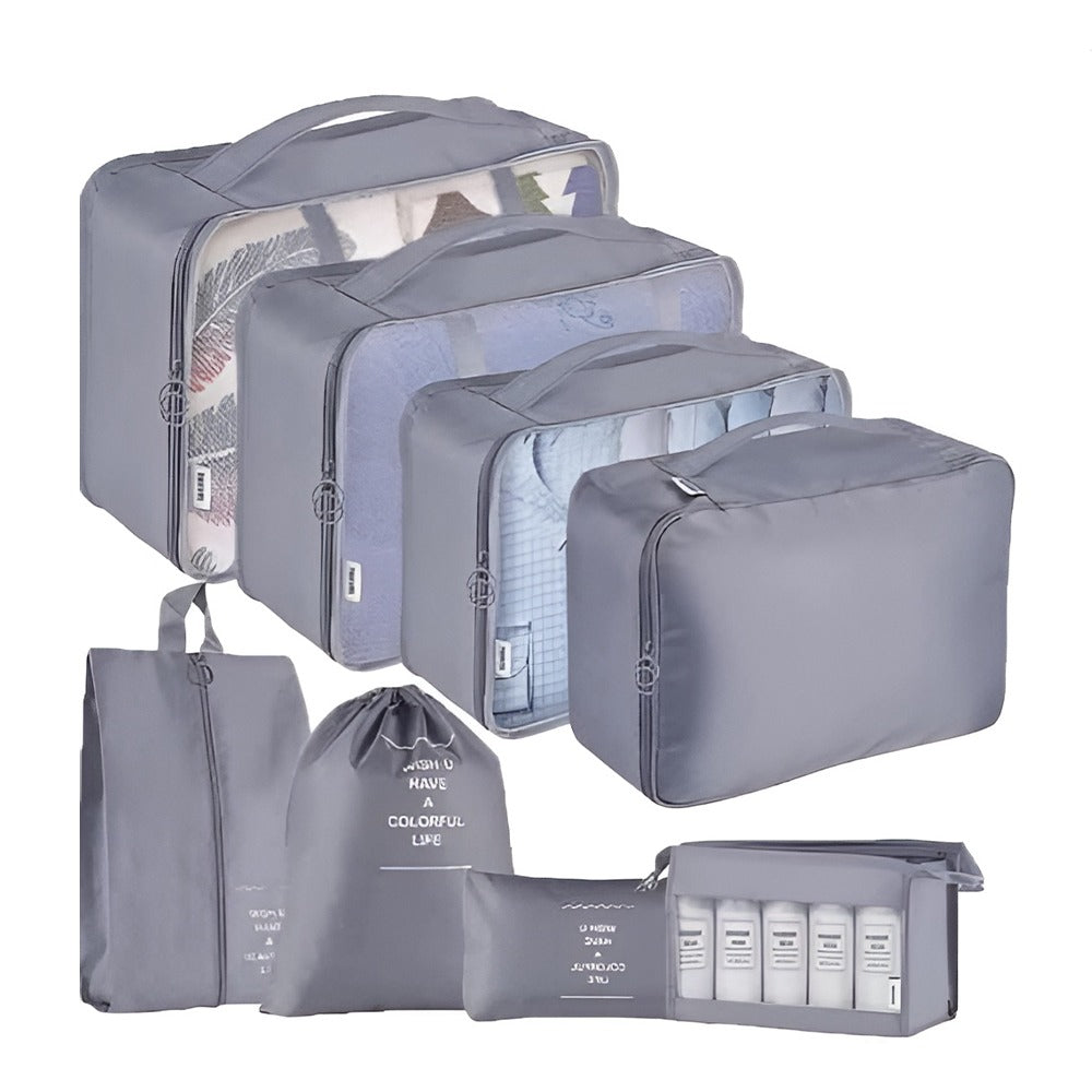 8-teiliges Reise-Organizer-Set
