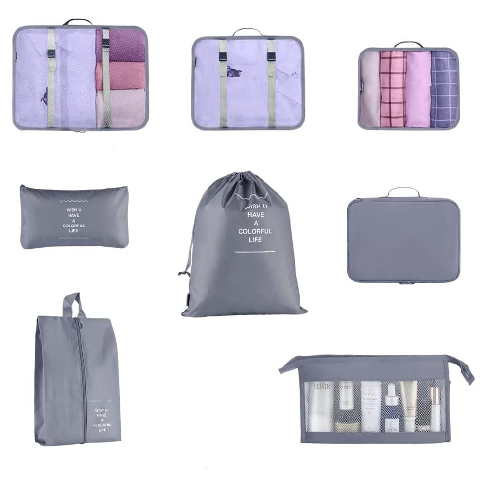 8-teiliges Reise-Organizer-Set