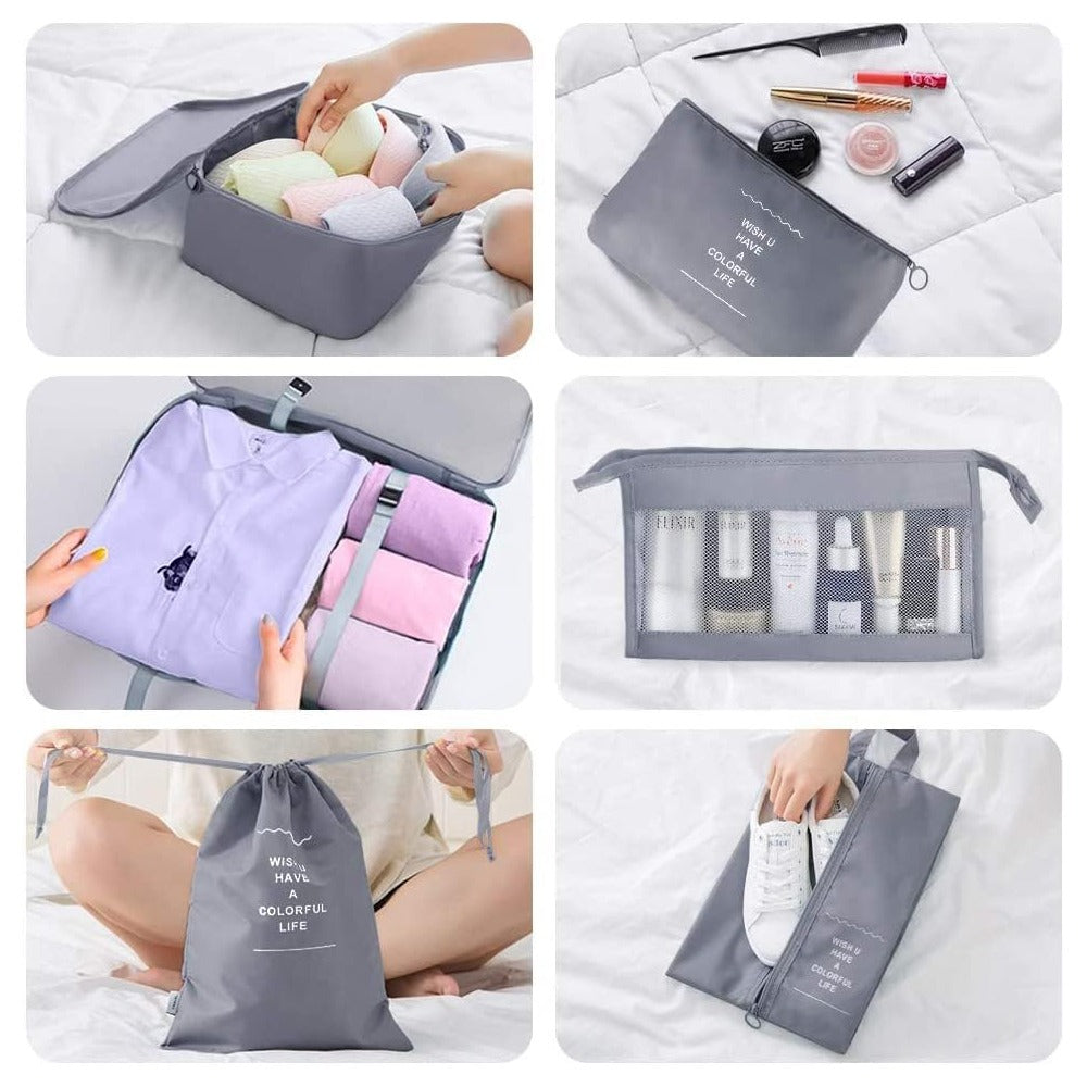 8-teiliges Reise-Organizer-Set